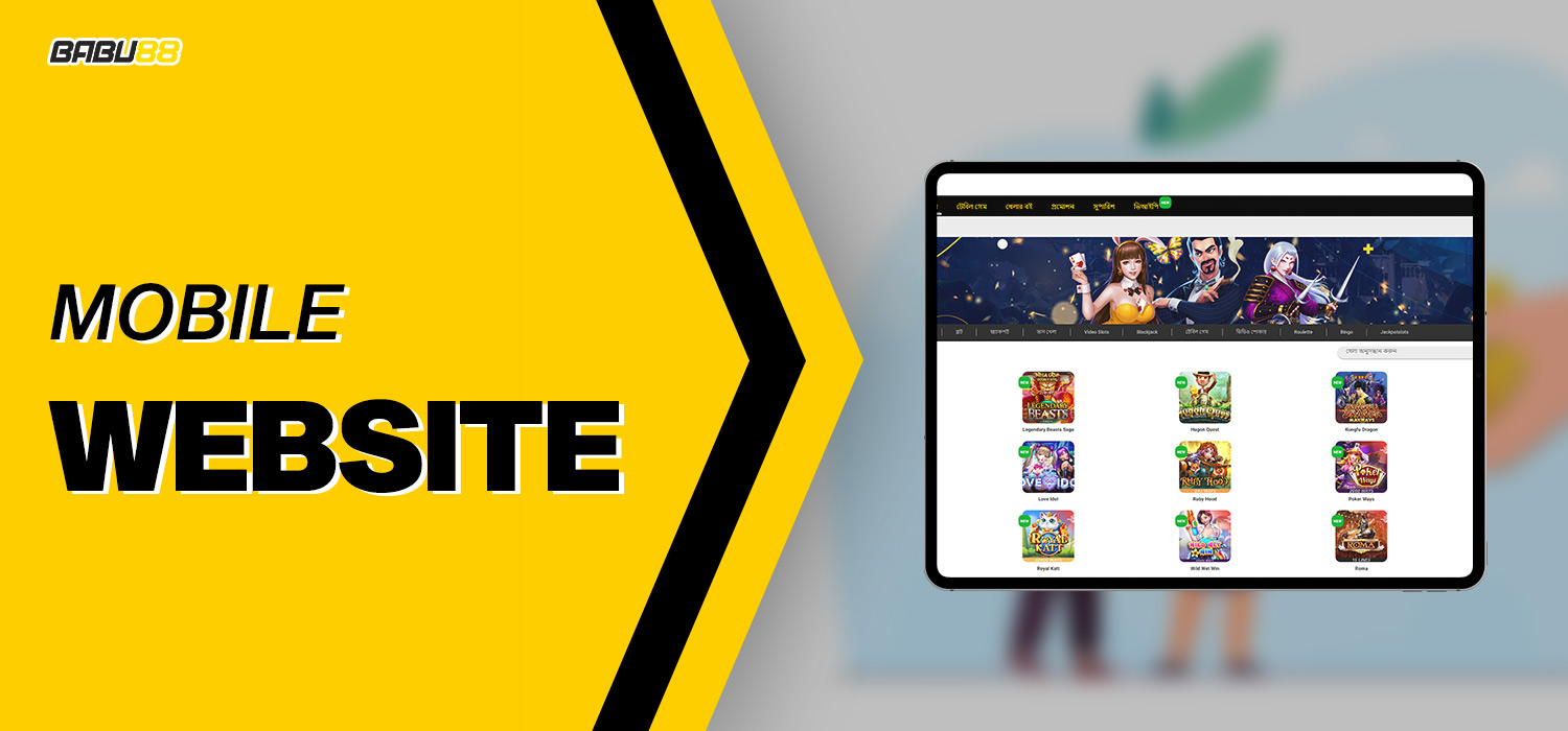 Babu88 Mobile Website