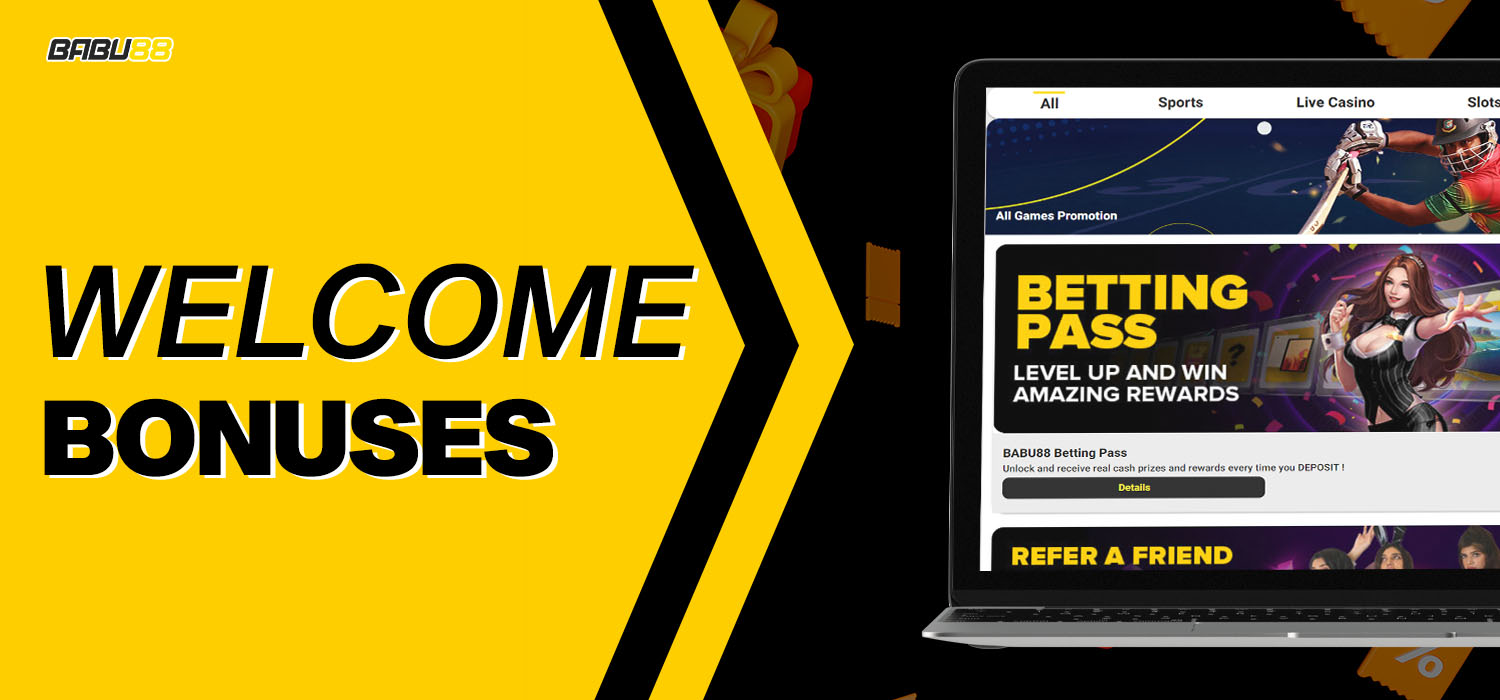 Babu88 welcome bonuses for new users